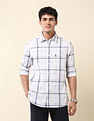 U.S. Polo Assn. Grid Tattersall Checked Tailored Fit Shirt