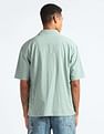 Flying Machine Cuban Collar Oversized Shirt