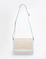 Tommy Hilfiger Logo Beige Polyester Sling Bag