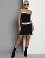 Tommy Hilfiger Brand Tape Viscose Mini Skirt