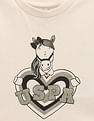 U.S. Polo Assn. Kids Girls Glitter Print Cotton T-Shirt