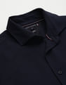 Tommy Hilfiger Solid Spread Collar Shirt