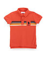 U.S. Polo Assn. Kids Boys Brand Print Cotton Polo Shirt