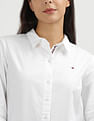Tommy Hilfiger Solid Oxford Relaxed Fit Shirt