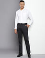 Tommy Hilfiger Mid Rise Heathered Trousers