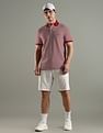 Tommy Hilfiger Striped Regular Fit Cotton Polo T-Shirt