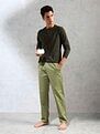 U.S. Polo Assn. Relaxed Fit Cotton Linen OELP8 Lounge Pants - Pack Of 1