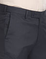 Arrow Vertical Stripe Herringbone Trousers