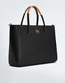 U.S. Polo Assn. Women Metallic Hardware Structured Handbag