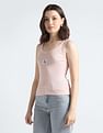 Calvin Klein Solid Ribbed Tank Top
