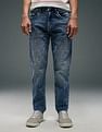 Flying Machine Slash Slim Tapered Fit Washed Jeans