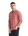 U.S. Polo Assn. Denim Co. Button Down Collar Plaid Check Shirt