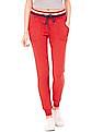 Aeropostale Heathered Drawstring Waist Joggers