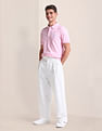U.S. Polo Assn. Patterned Knit Slim Polo Shirt