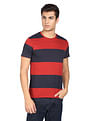 Flying Machine Horizontal Stripe Cotton T-Shirt