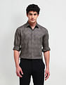 Arrow Newyork Manhattan Slim Fit Textured Shirt