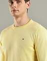 Tommy Hilfiger Solid Regular-Fit Cotton Sweater