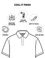 AD by Arvind Colour Block COOL-IT Real Deal Polo Shirt