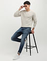 Tommy Hilfiger Basketweave Crew Neck Sweater