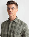 Arrow Sports Short Sleeve Tartan Check Shirt