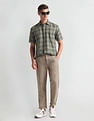 Arrow Sports Short Sleeve Tartan Check Shirt
