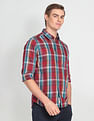 U.S. Polo Assn. Denim Co. Tartan Check Twill Slim Shirt