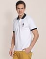 U.S. Polo Assn. Contrast Collar Mascot Polo Shirt