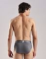 Calvin Klein Underwear Mid Rise Solid Grey Briefs