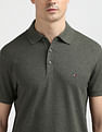 Tommy Hilfiger Slim Fit Heathered Polo Shirt