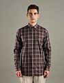 Tommy Hilfiger Dark Large Checked Regular Shirt