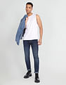 Flying Machine Slash Slim Tapered Stone Wash Jeans