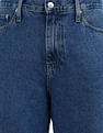 Calvin Klein Women Solid Mom Fit Jeans