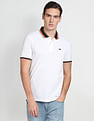 Arrow Sports Stripe Collar Cotton Polo Shirt