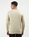 Calvin Klein Crew Neck Monogram Print Sweatshirt