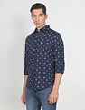 U.S. Polo Assn. Denim Co. Pure Cotton Printed Casual Shirt
