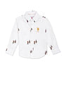 U.S. Polo Assn. Kids Boys Brand Print Dobby Shirt