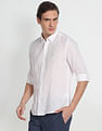 U.S. Polo Assn. Denim Co. Linen Solid Laundered Shirt