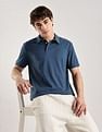 Calvin Klein Jeans Solid Regular-Fit Cotton Polo T-Shirt