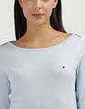 Tommy Hilfiger Boat Neck Solid Sweater