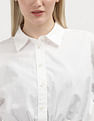 Tommy Hilfiger Crop Logo Taping Cotton Shirt