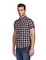 Flying Machine Short Sleeve Check Shirt
