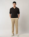 Arrow Relaxed Fit Textured Polo Shirt