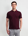 Arrow Textured Cotton Polo Shirt