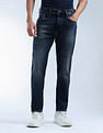 Flying Machine Slash Slim Tapered Fit Whiskered Jeans