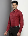 Tommy Hilfiger Windowpane Checked Cotton Shirt