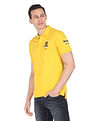 AD by Arvind Solid Sporty Polo Shirt