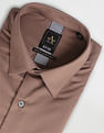 Arrow Newyork Brooklyn Super Slim Fit Solid Shirt