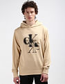 Calvin Klein Mirrored Logo Hooded Sweatshirt