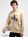 Calvin Klein Mirrored Logo Hooded Sweatshirt