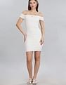 Tommy Hilfiger Womens White Solid Dresses